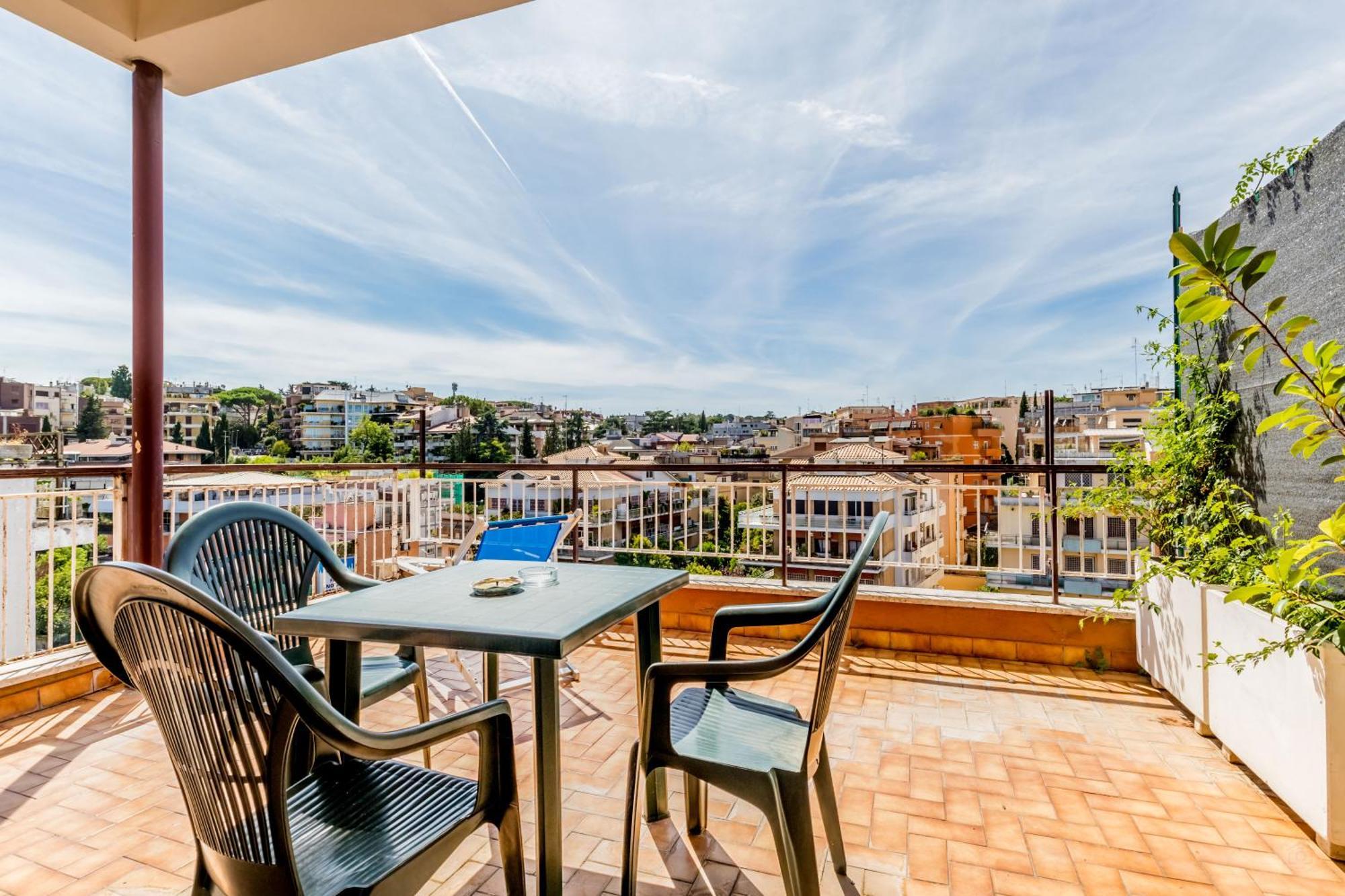 Apartamento L'Attico Con Terrazza In Corso Francia Roma Exterior foto