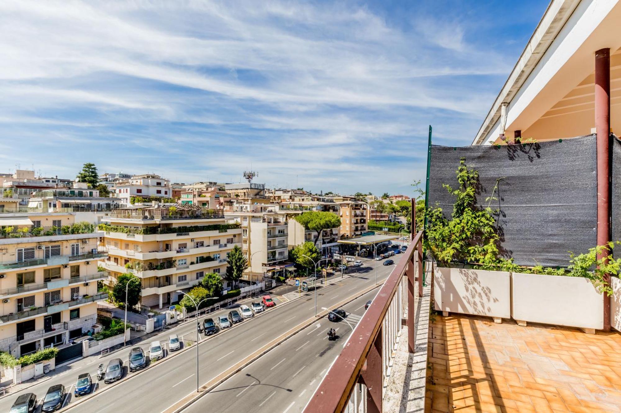 Apartamento L'Attico Con Terrazza In Corso Francia Roma Exterior foto